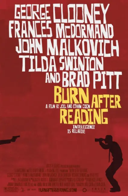 《阅后即焚》：科恩兄弟黑色幽默炸弹，一部关于愚蠢、阴谋和荒诞的爆笑喜剧